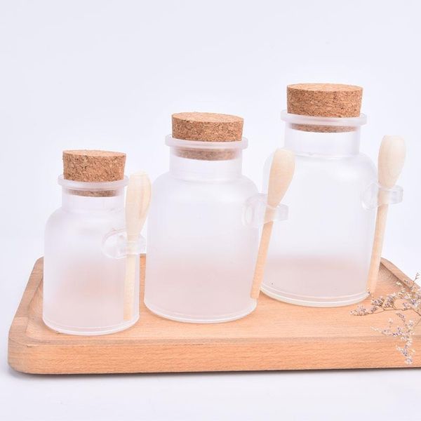 storage bottles & jars 100ml/200ml/300ml empty bath salt bottle women mask facial container refillable with wood spoon plastic matte cork ja
storage bottles & jars 100ml/200ml/300ml empty bath salt bottle women mask facial container refillable with wood spoon plastic matte cork ja