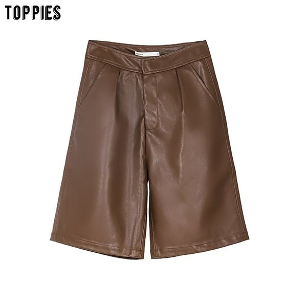 ies faux leather shorts women high waist knee length straight shorts streetwear clothing 210317, White;black
ies faux leather shorts women high waist knee length straight shorts streetwear clothing 210317, White;black