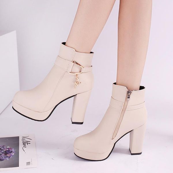 boots 2021 vogue square heels ankle for women super high platform pointed toe pumps shoes autumn, Black
boots 2021 vogue square heels ankle for women super high platform pointed toe pumps shoes autumn, Black