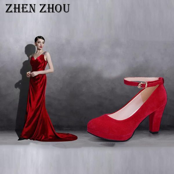 dress shoes heels 2021 women high autumn ankle strap thick heel women's escarpins femme chaussure femmes, Black
dress shoes heels 2021 women high autumn ankle strap thick heel women's escarpins femme chaussure femmes, Black