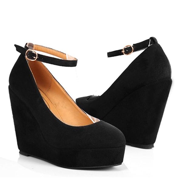 dress shoes eagsity suede pumps wedges mary jane women high heel comfortable casual british style work, Black
dress shoes eagsity suede pumps wedges mary jane women high heel comfortable casual british style work, Black