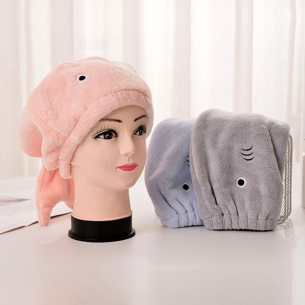 shower caps 25x49cm hair towel quick dry cap bathing hat skin friendly soft coral fleece microfiber drying lady girl fish design 
shower caps 25x49cm hair towel quick dry cap bathing hat skin friendly soft coral fleece microfiber drying lady girl fish design