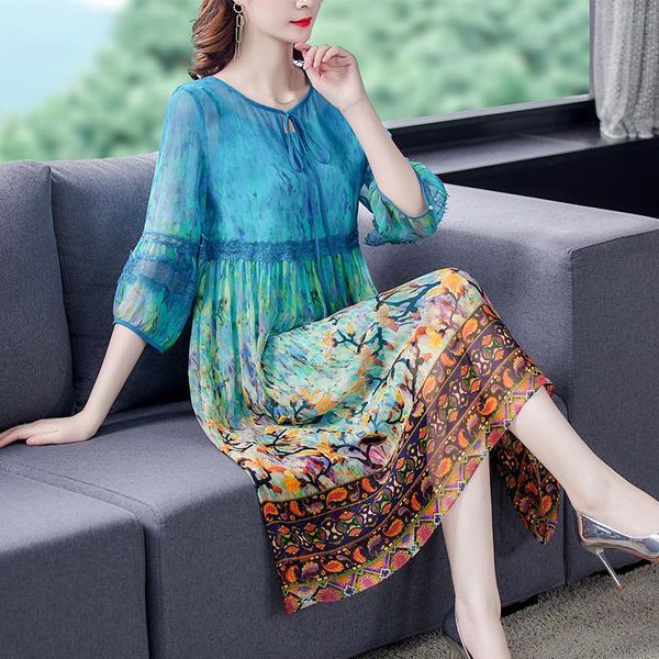 2021 spring boho blue floral silk midi dress summer casual loose 4xl plus size beach dresses women classy bodycon party vestidos, Black;gray
2021 spring boho blue floral silk midi dress summer casual loose 4xl plus size beach dresses women classy bodycon party vestidos, Black;gray