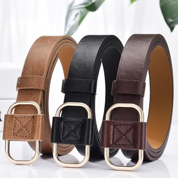 belts 2021 pattern women belt imitation leather alloy insert buckle no hole slim fashion simple jeans students, Black;brown
belts 2021 pattern women belt imitation leather alloy insert buckle no hole slim fashion simple jeans students, Black;brown