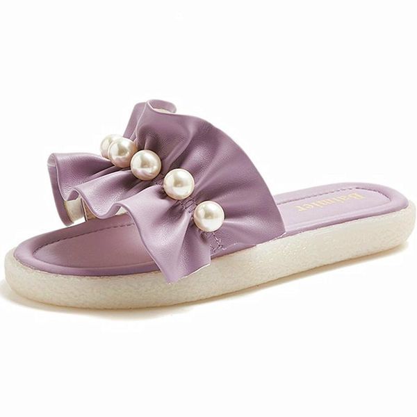 slippers 2021 summer ruffles pearl sippers women anti slip flat slides casual outside flip flops beach solid ladies u290, Black
slippers 2021 summer ruffles pearl sippers women anti slip flat slides casual outside flip flops beach solid ladies u290, Black