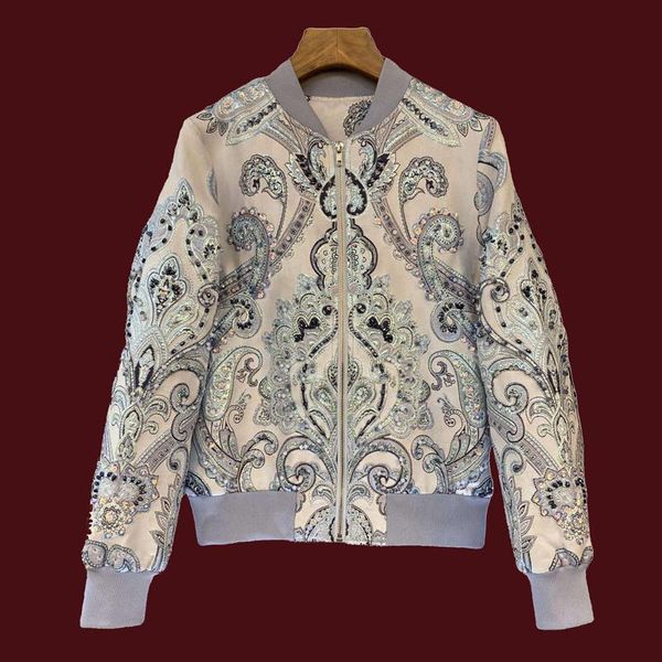 women's jackets red roosarosee fashion spring autumn 2022 women stand collar long sleeve floral print jacquard beading short coat outew, Black;brown
women's jackets red roosarosee fashion spring autumn 2022 women stand collar long sleeve floral print jacquard beading short coat outew, Black;brown