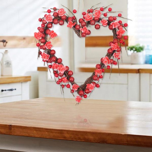 1pc simulation red rose heart shape hanging ornaments door home wall decoration christmas wreaths wedding birthday party decor
1pc simulation red rose heart shape hanging ornaments door home wall decoration christmas wreaths wedding birthday party decor