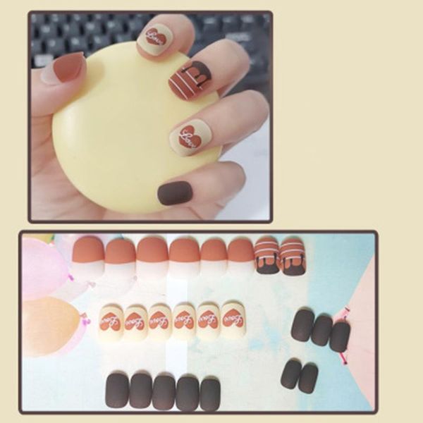 false nails 24pcs gradients wear long paragraph fashion manicure patch save time wearable nail mpwell, Red;gold
false nails 24pcs gradients wear long paragraph fashion manicure patch save time wearable nail mpwell, Red;gold