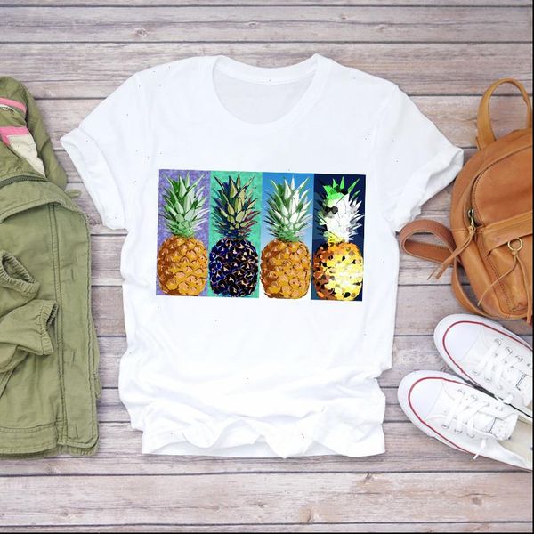 women fruit watercolor pineapple casual aesthetic lady print t shirts t shirt ladies womenns graphic female tee t shirt, White
women fruit watercolor pineapple casual aesthetic lady print t shirts t shirt ladies womenns graphic female tee t shirt, White
