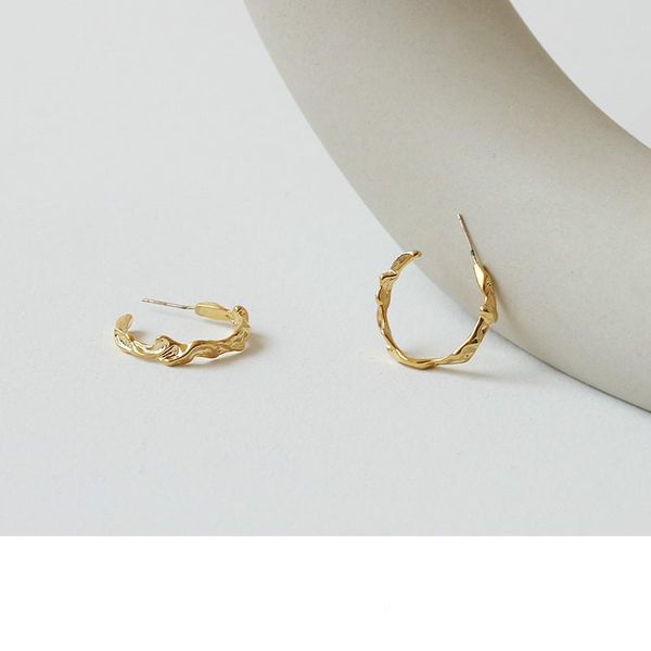 irregular concave convex korean earrings fashion design sense extremely simple cool wind creative jewelry, Silver
irregular concave convex korean earrings fashion design sense extremely simple cool wind creative jewelry, Silver