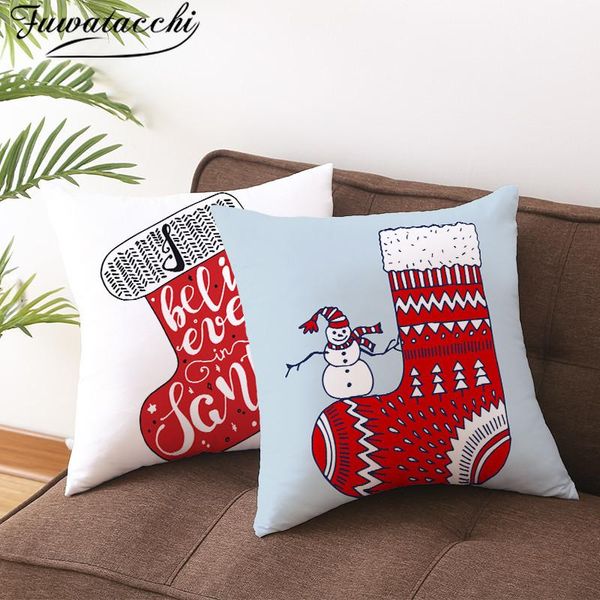 cushion/decorative pillow fuwatacchi red festival cushion cover christmas sock covers decorative for home sofa polyester throw pillowcases 4
cushion/decorative pillow fuwatacchi red festival cushion cover christmas sock covers decorative for home sofa polyester throw pillowcases 4