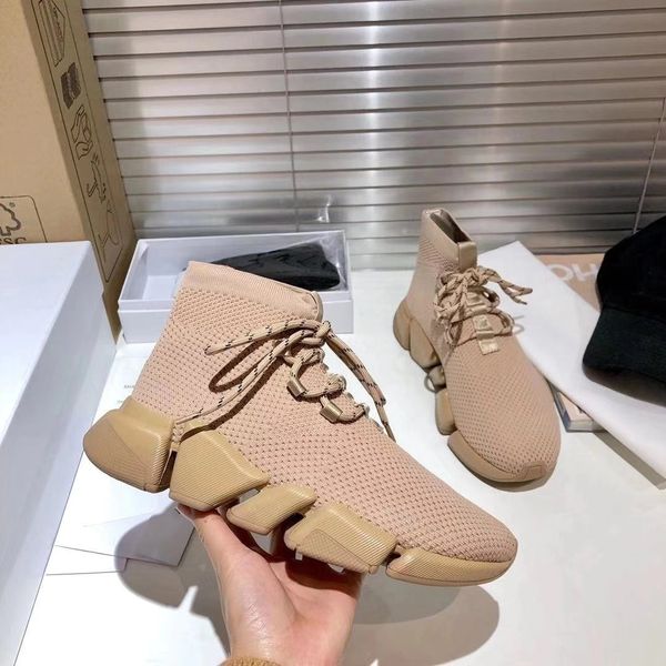 womes knit sock lace-up shoe designers sneaker mesh platform shoes stretch runner trainers casual shoes 38 colors with box, Black
womes knit sock lace-up shoe designers sneaker mesh platform shoes stretch runner trainers casual shoes 38 colors with box, Black