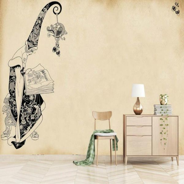 wallpapers 3d wallpaper living room modern background wall painting retro character illustration
wallpapers 3d wallpaper living room modern background wall painting retro character illustration