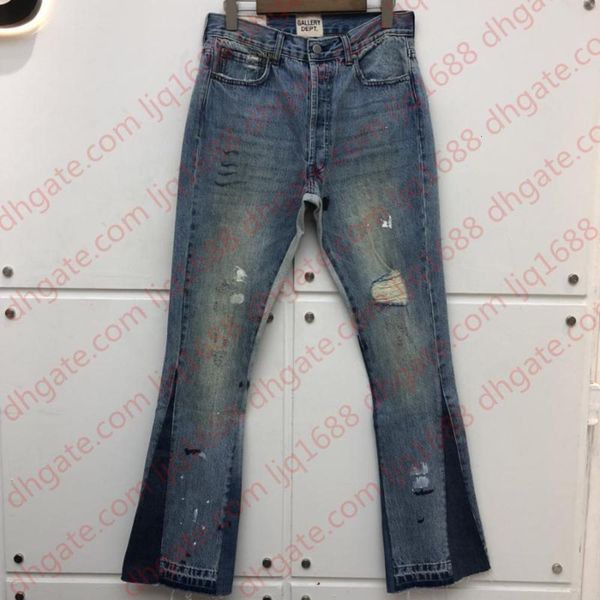 slim-fit gallery dept stretch denim trousers damage hole distressed jean cowboy jean pants men baggy jeans men clothing, Blue
slim-fit gallery dept stretch denim trousers damage hole distressed jean cowboy jean pants men baggy jeans men clothing, Blue