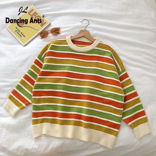 women's sweaters woman korean fashion women knitted pullover striped elastic jumper o-neck loose long sleeve female fall, White;black
women's sweaters woman korean fashion women knitted pullover striped elastic jumper o-neck loose long sleeve female fall, White;black