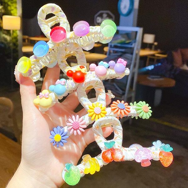 hair accessories 1pc cute cartoon fruit flower crabs for girl sweet claw clips children korean headdress hairgrip kids, Slivery;white
hair accessories 1pc cute cartoon fruit flower crabs for girl sweet claw clips children korean headdress hairgrip kids, Slivery;white