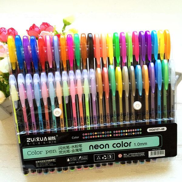 gel pens neon glitter sketch drawing color pen art marker gift12/24/36/48 set & refills school stationery pastel
gel pens neon glitter sketch drawing color pen art marker gift12/24/36/48 set & refills school stationery pastel