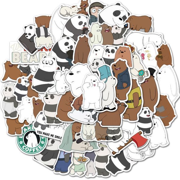 we bare bears cartoon 50 sheets anime printing sticker waterproof can be pasted repeatedly
we bare bears cartoon 50 sheets anime printing sticker waterproof can be pasted repeatedly