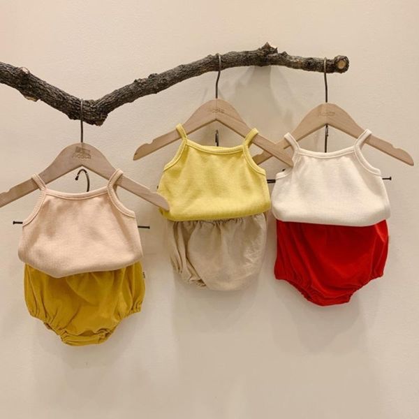 clothing sets summer baby cotton camisole and pp shorts 2pcs boys clothes set fashion korean toddler girls, White
clothing sets summer baby cotton camisole and pp shorts 2pcs boys clothes set fashion korean toddler girls, White