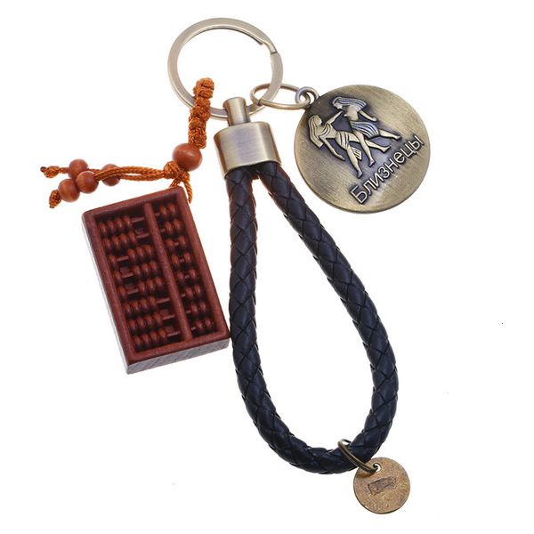 key rings punk leather woven 12 constellation chain online shop gift small abacus pendant car, Slivery;golden
key rings punk leather woven 12 constellation chain online shop gift small abacus pendant car, Slivery;golden