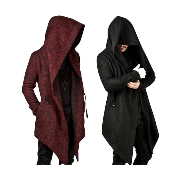 men's trench coats autumn and winter cardigan irregular hip-hop street snowflake windbreaker hooded jacket men, Tan;black
men's trench coats autumn and winter cardigan irregular hip-hop street snowflake windbreaker hooded jacket men, Tan;black