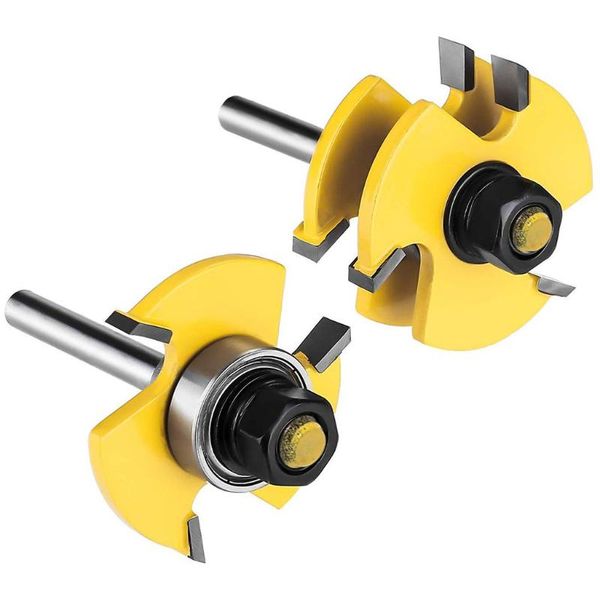 professional hand tool sets bit tongue & groove router set 6mm shank 2 wood milling cutter flooring knife
professional hand tool sets bit tongue & groove router set 6mm shank 2 wood milling cutter flooring knife
