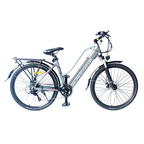 700c aluminum alloy electric bicycle 250w 36v 10ah lithium battery 7 speed range 60 km urban ebike with rear seat, Silver;blue
700c aluminum alloy electric bicycle 250w 36v 10ah lithium battery 7 speed range 60 km urban ebike with rear seat, Silver;blue