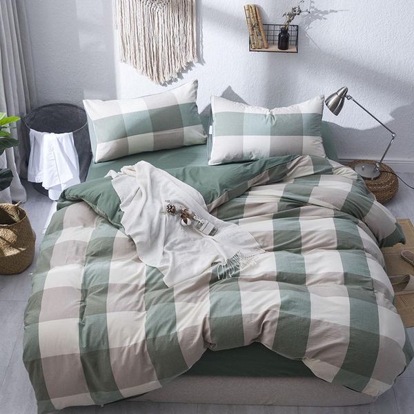 bedding sets michiko home textile striped lattice simple fresh quilt cover bed sheet pillowcase pure cotton double four piece set
bedding sets michiko home textile striped lattice simple fresh quilt cover bed sheet pillowcase pure cotton double four piece set