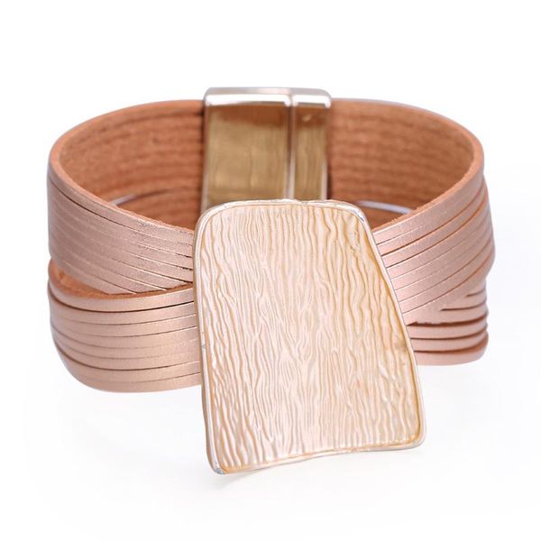 bangle trendy multilayered leather bracelet for women 6 colors multiple strip pu wide bangles accessories jewelry gift, Black
bangle trendy multilayered leather bracelet for women 6 colors multiple strip pu wide bangles accessories jewelry gift, Black