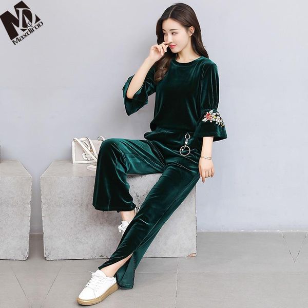 women's suits & blazers maxdiroo two piece set embroidery velour tracksuit sportswear for women womens pieces flare, White;black
women's suits & blazers maxdiroo two piece set embroidery velour tracksuit sportswear for women womens pieces flare, White;black