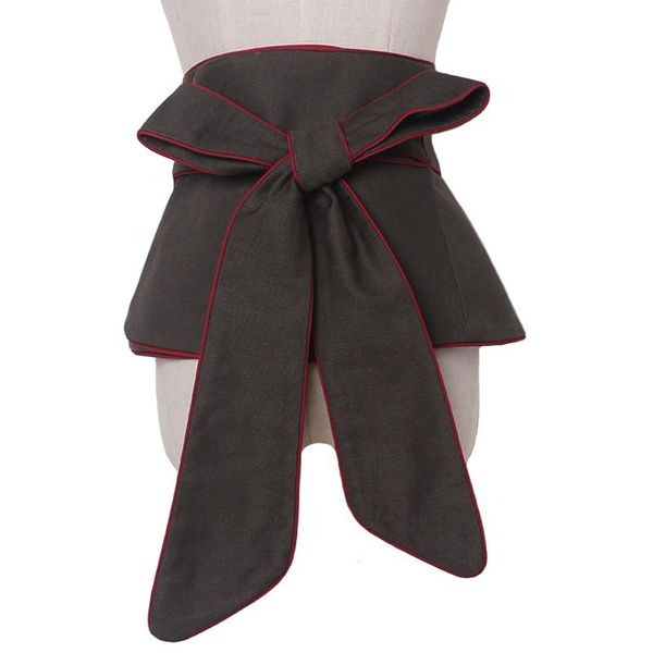 belts women lace up wide waistband corset belt cotton fabric tie front back high waist female accessories, Black;brown
belts women lace up wide waistband corset belt cotton fabric tie front back high waist female accessories, Black;brown