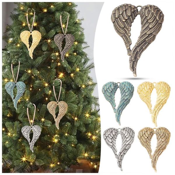 decorative objects & figurines 1pc part of my heart is in christmas memorial angel wing ornament pendant diy retro wings
decorative objects & figurines 1pc part of my heart is in christmas memorial angel wing ornament pendant diy retro wings