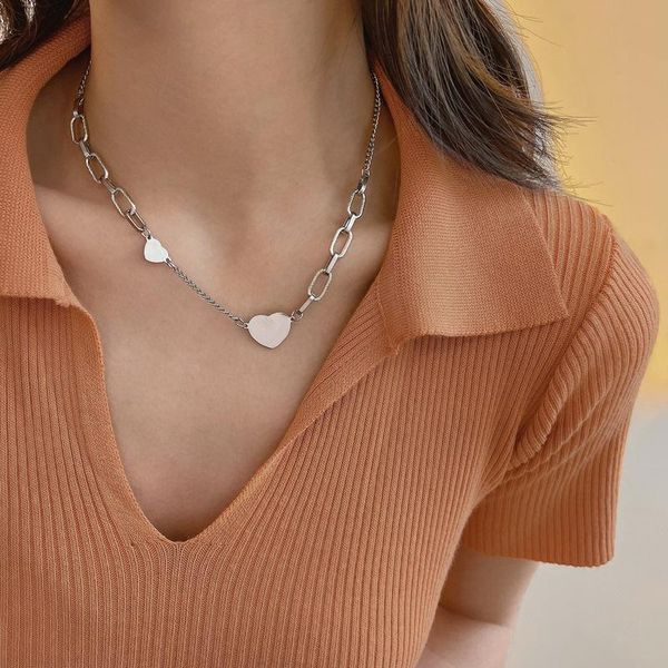 pendant necklaces trendy heart choker necklace for woman bohemian personality punk pendants collares collier femme good quality, Silver
pendant necklaces trendy heart choker necklace for woman bohemian personality punk pendants collares collier femme good quality, Silver