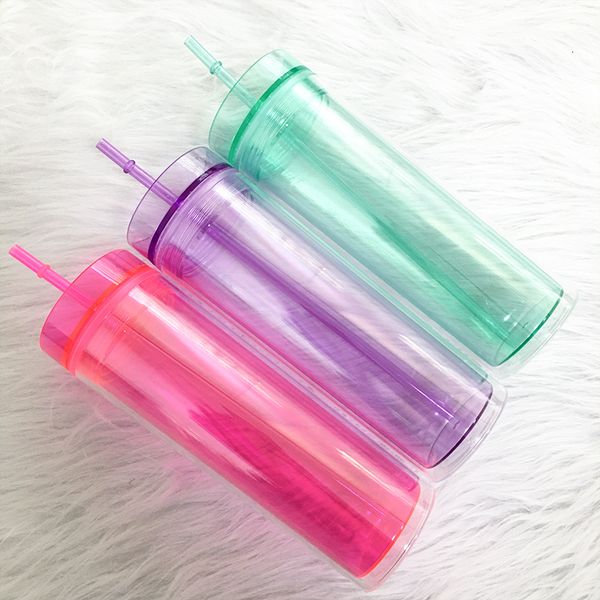 2021 new 60pcs/lot 22oz acrylic slim ny tumbler straight plastic juice straw cup double wall with lid pure candy color gift bottle uvnb
2021 new 60pcs/lot 22oz acrylic slim ny tumbler straight plastic juice straw cup double wall with lid pure candy color gift bottle uvnb