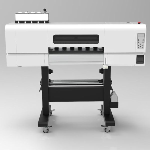 printers printer dtf with heating dryer and powder machine two 4720 heads 60cm white ink film