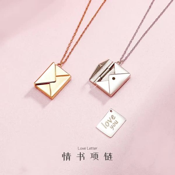 designer selling new envelope necklace love letter lockets pendant customizable content love keepsake lovers must have birthday gifts, Silver
designer selling new envelope necklace love letter lockets pendant customizable content love keepsake lovers must have birthday gifts, Silver