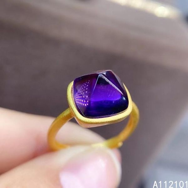 cluster rings kjjeaxcmy fine jewelry s925 sterling silver inlaid natural amethyst girl ring support test chinese style selling, Golden;silver
cluster rings kjjeaxcmy fine jewelry s925 sterling silver inlaid natural amethyst girl ring support test chinese style selling, Golden;silver