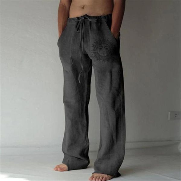 men's pants 2021 summer vintage mens cotton linen oversized jogger trousers hip hop avatar print male plus size loose wide leg man, Black
men's pants 2021 summer vintage mens cotton linen oversized jogger trousers hip hop avatar print male plus size loose wide leg man, Black