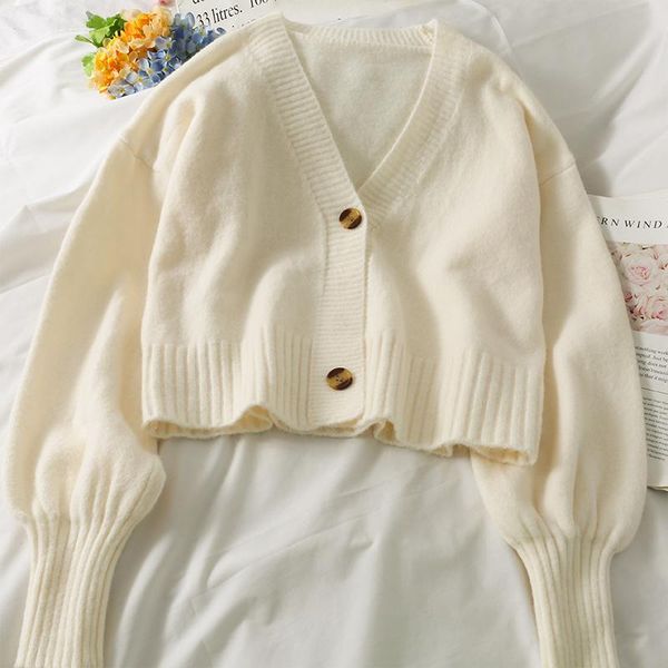 women's knits & tees autumn women knittd cardigans jumpers v-neck button up over size sweater for woman 2021, White
women's knits & tees autumn women knittd cardigans jumpers v-neck button up over size sweater for woman 2021, White