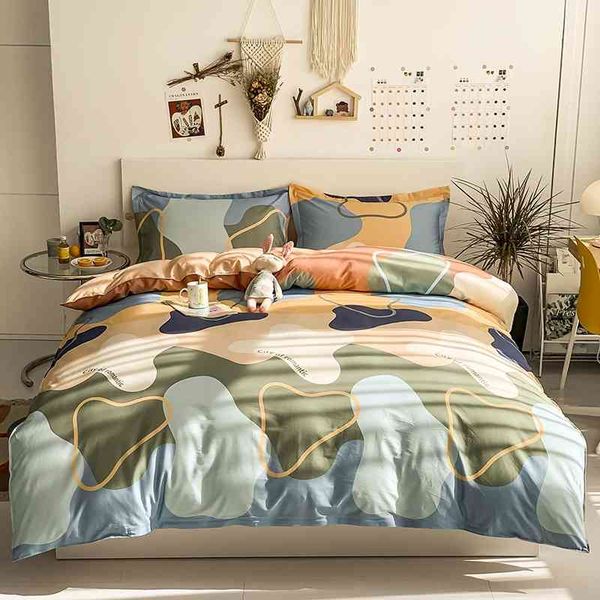New four piece set cotton bed sheet quilt cover 40 thread count high density home textile
New four piece set cotton bed sheet quilt cover 40 thread count high density home textile