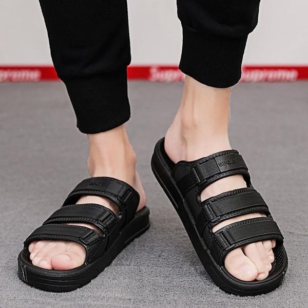 slippers harogate 2021 summer men trend beach sandals comfotable anti-slip slides shoes hombre casual, Black
slippers harogate 2021 summer men trend beach sandals comfotable anti-slip slides shoes hombre casual, Black