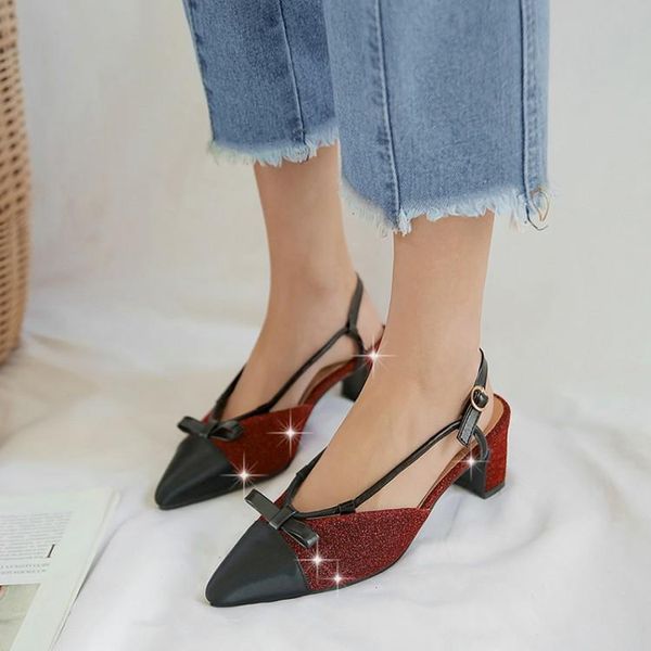 dress shoes big size 11 12 13 14 15 16 17 high heels sandals women woman summer ladies sequins pointed bow-tied, Black
dress shoes big size 11 12 13 14 15 16 17 high heels sandals women woman summer ladies sequins pointed bow-tied, Black