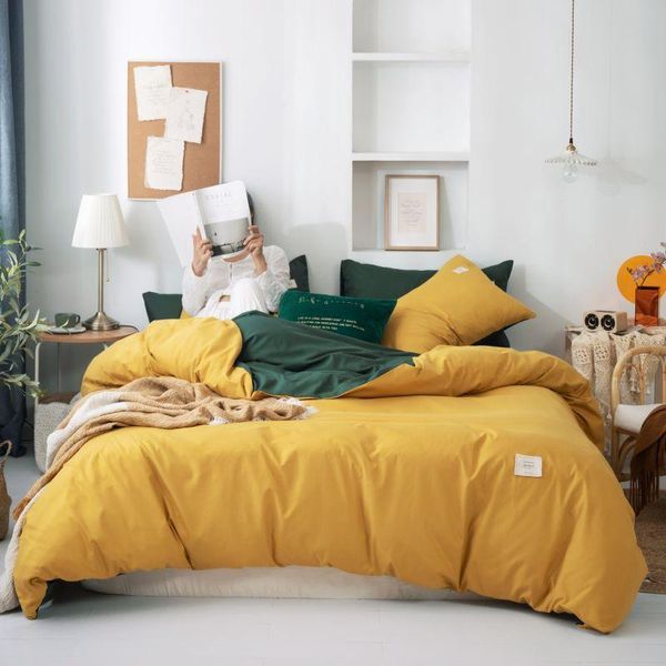 bedding sets solid color double-piece cotton four-piece set 1.2m three-piece bed sheet type quilt cover pillowcase
bedding sets solid color double-piece cotton four-piece set 1.2m three-piece bed sheet type quilt cover pillowcase