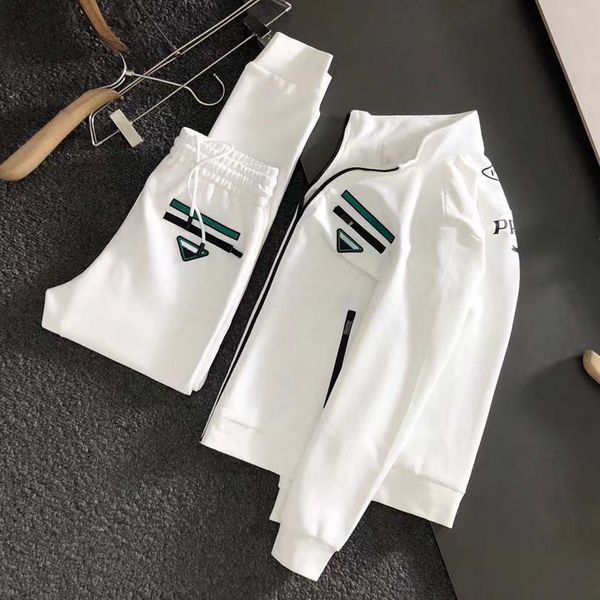 designer fashion tracksuit prad men's outdoor casual sportswear space cotton sports suit, Gray
designer fashion tracksuit prad men's outdoor casual sportswear space cotton sports suit, Gray