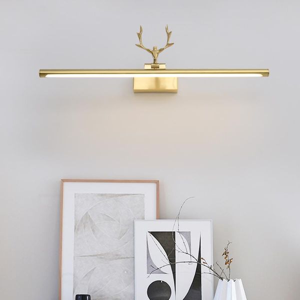 wall lamp nordic antlers led mirror simple modern bathroom makeup copper dressing table
wall lamp nordic antlers led mirror simple modern bathroom makeup copper dressing table