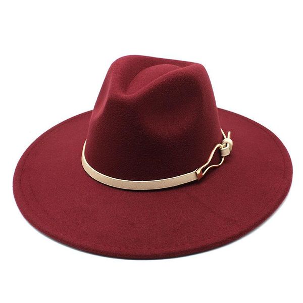 wide brim hats small belt fedora for women european and american style hat fashion four seasons big along multicolor, Blue;gray
wide brim hats small belt fedora for women european and american style hat fashion four seasons big along multicolor, Blue;gray