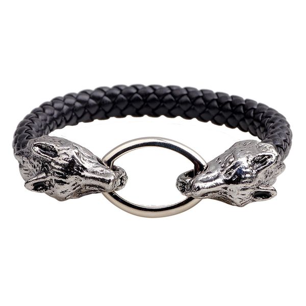 selling jewelry men's style red eye dragon personalized alloy leather woven bracelet, Golden;silver
selling jewelry men's style red eye dragon personalized alloy leather woven bracelet, Golden;silver