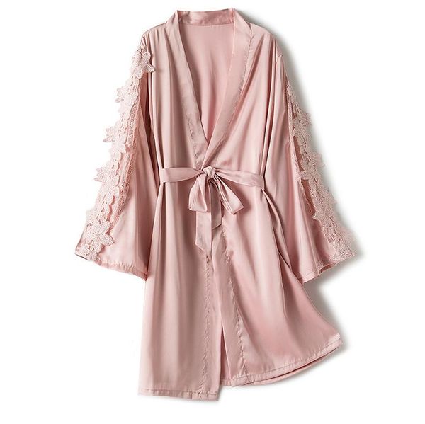 women's sleepwear women pink bride bridesmaid wedding robe hollow out kimono gown female lace nightgown casual home dressing, Black;red
women's sleepwear women pink bride bridesmaid wedding robe hollow out kimono gown female lace nightgown casual home dressing, Black;red