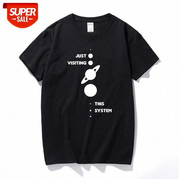 Just Visiting This System Solar Space Planets T Shirt Summer Camiseta Masculina Streetwear T-shirt Cotton Short Sleeve Tee shirt #DX28, White;black
Just Visiting This System Solar Space Planets T Shirt Summer Camiseta Masculina Streetwear T-shirt Cotton Short Sleeve Tee shirt #DX28, White;black