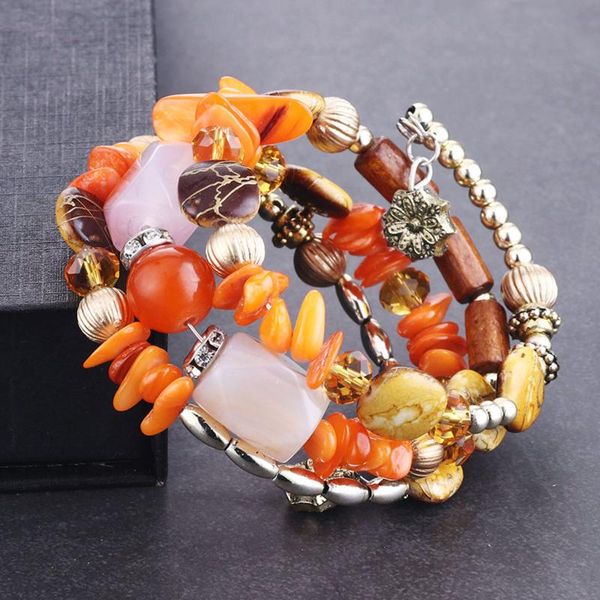 charm bracelets 3pcs/lot women multilayer beaded female natural stone wooden beads bracelet ceramics wristband jewelry pulseras, Golden;silver
charm bracelets 3pcs/lot women multilayer beaded female natural stone wooden beads bracelet ceramics wristband jewelry pulseras, Golden;silver